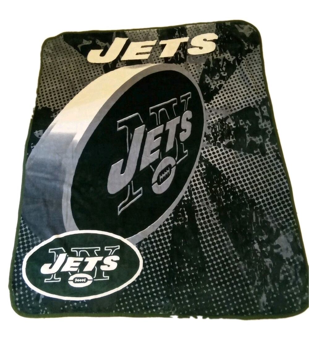 Vintage 2011 New York Jets Plush Throw 46" x 60"
